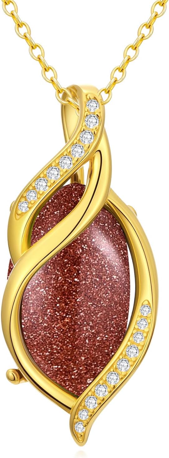 Infinity Gemstone Pendant Necklace, Gold Tone, view 6 of 9