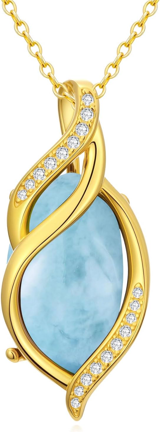 Infinity Gemstone Pendant Necklace, Gold Tone, view 2 of 9
