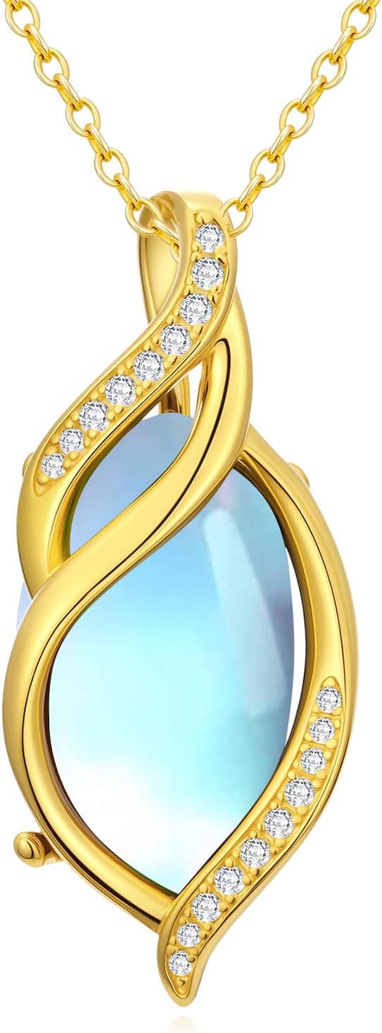Infinity Gemstone Pendant Necklace, Gold Tone, view 5 of 9
