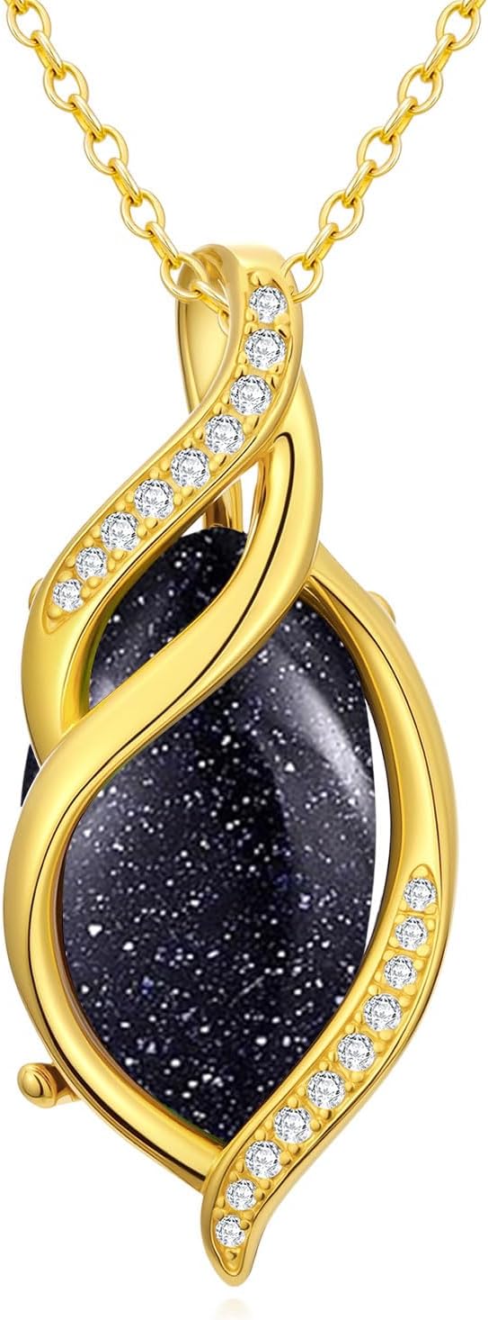 Infinity Gemstone Pendant Necklace, Gold Tone, view 1 of 9