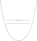 Cable Chain Necklace in sterling silver, 1.6 mm