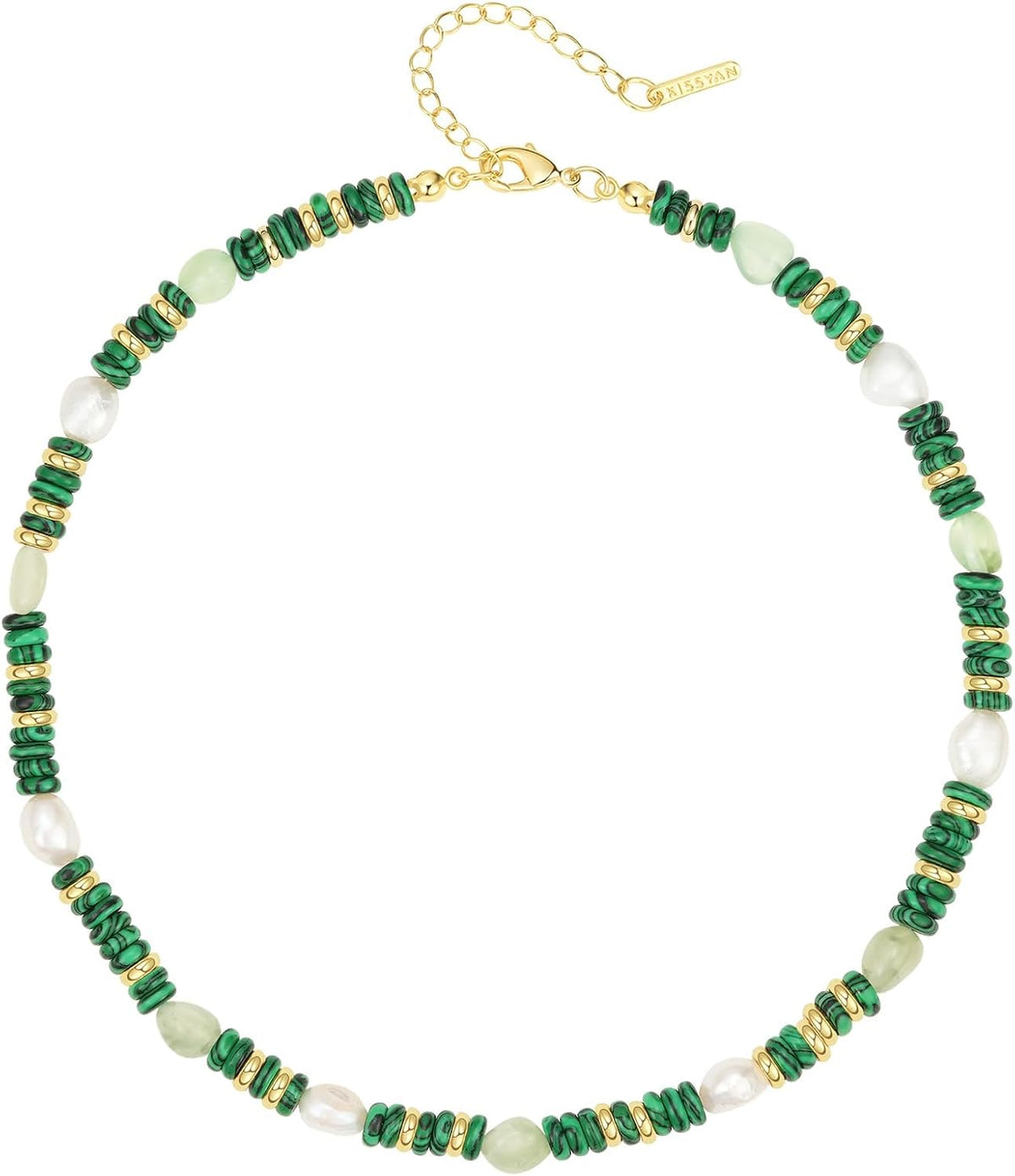 Beaded Gemstone Choker Necklace, view 10 of 10