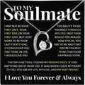 Soulmate Pendant Necklace with Message Card, view 1 of 11