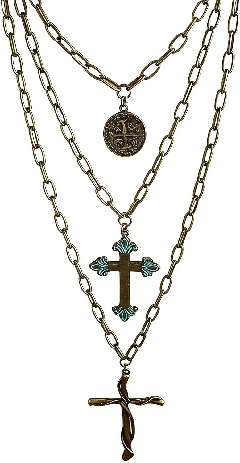Boho Multi-Layer Beaded Necklace, view 6 of 9