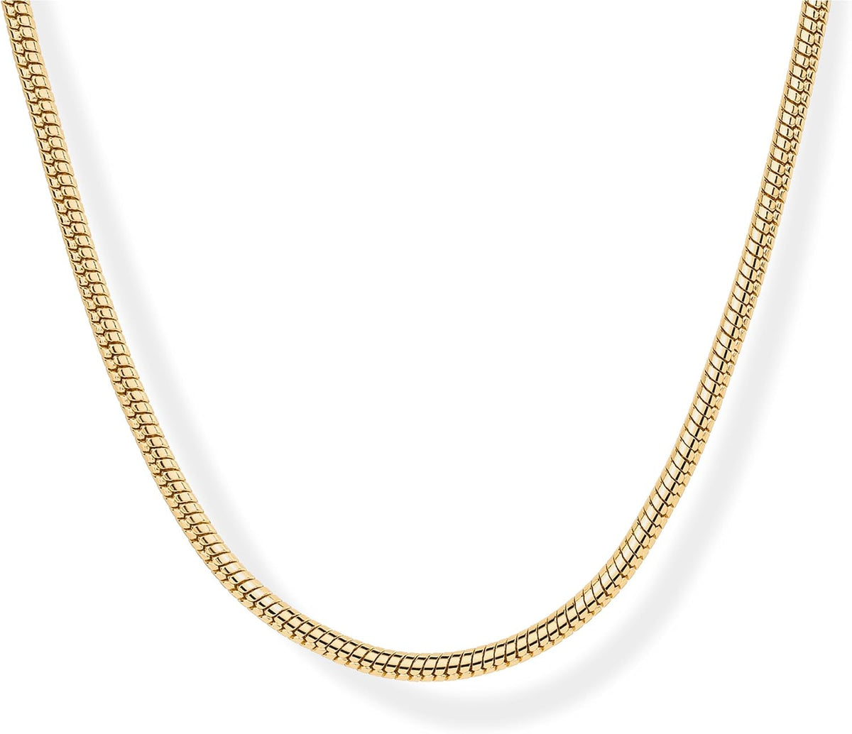 Chunky Link Chain Choker Necklace, Gold Tone, view 9 of 10