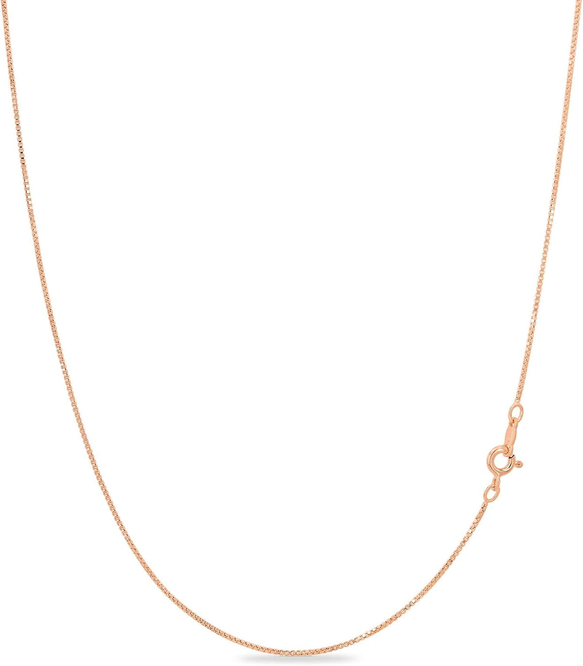 Dainty Box Chain Necklace, 1 mm, view 5 of 9