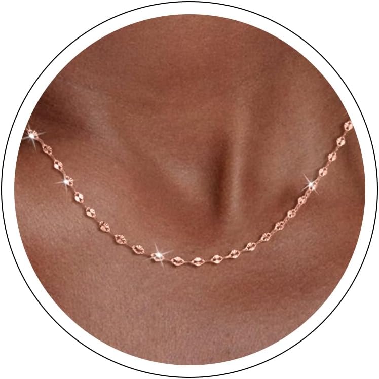Lip Link Chain Necklace in Sterling Silver, view 3 of 18