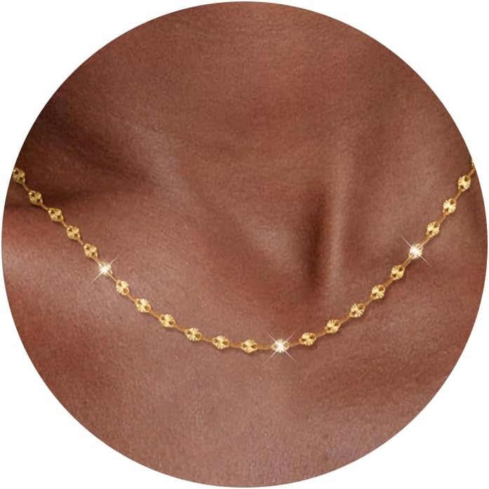 Lip Link Chain Necklace in Sterling Silver, view 5 of 18
