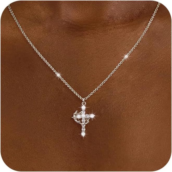 Lip Link Chain Necklace in Sterling Silver, view 10 of 18