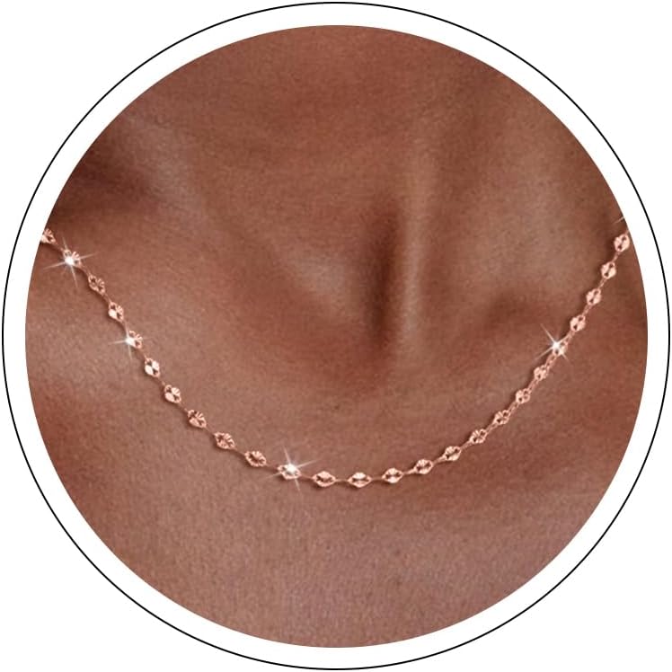 Lip Link Chain Necklace in Sterling Silver, view 17 of 18