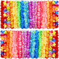 Silk Flower Lei Party Favors, Bulk Pack, shown on a plain white background