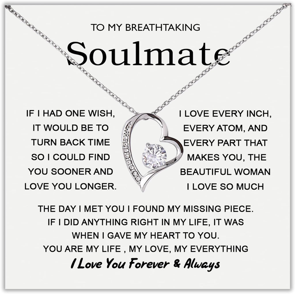 Soulmate Pendant Necklace with Message Card, view 4 of 11