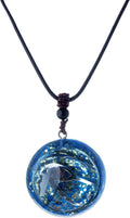 Talisman Pendant Necklace in the energy symbol design, shown on a plain white background